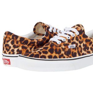 Vans Era Leopard Black/True white Cheetah/Animal Print Lace Up Sneaker Shoe